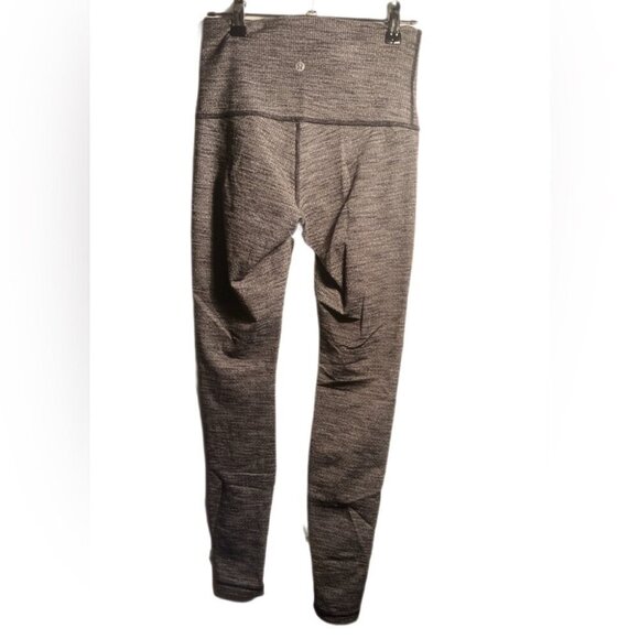 Lululemon Wunder Under Pant III Coco Pique Black White Yoga Athleisure legging 6 - Picture 3 of 3